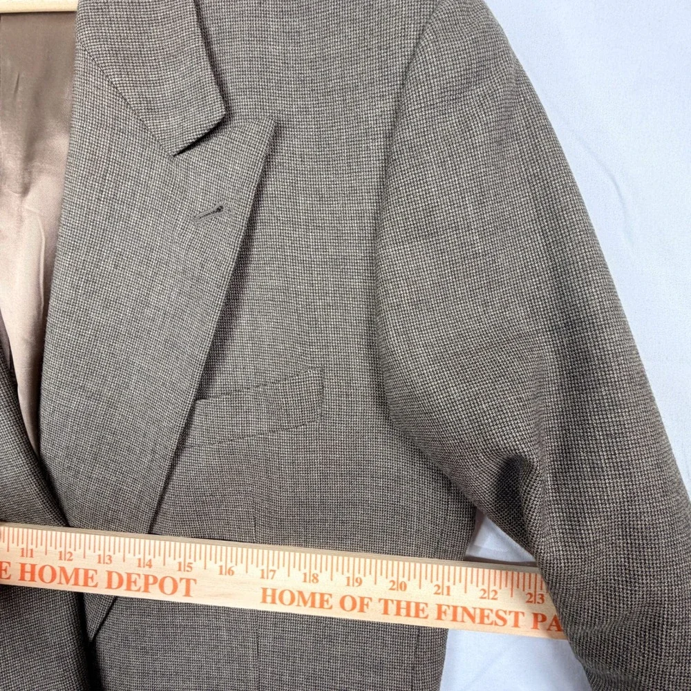 Joseph Abboud Nordstrom Men's Double Breasted Blazer Brown Made in USA